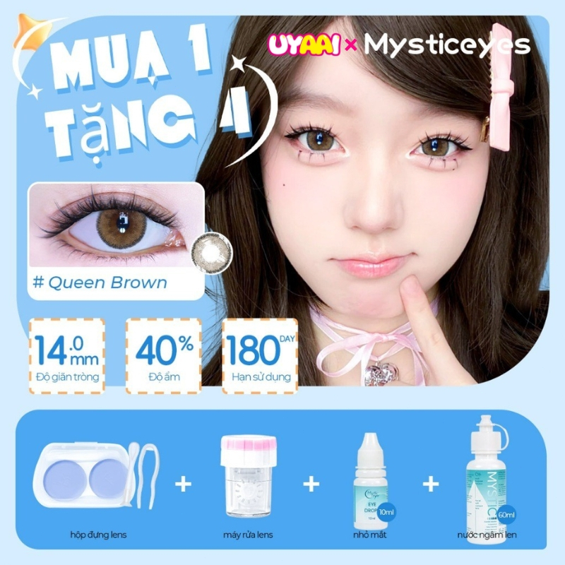   mua 1 tặng 4  0-6độ lens cận lens đen lens nâu tây kính áp tròng MCK1 lens xám lens for girls Len đeo mắt 