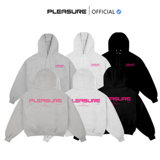   Không Xù Lông  Áo Hoodie Nỉ 2 Da Cao Cấp PLEASURE Boxy Form Châu Âu Dáng Rộng Unisex Nam Nữ Local Brand PL06 