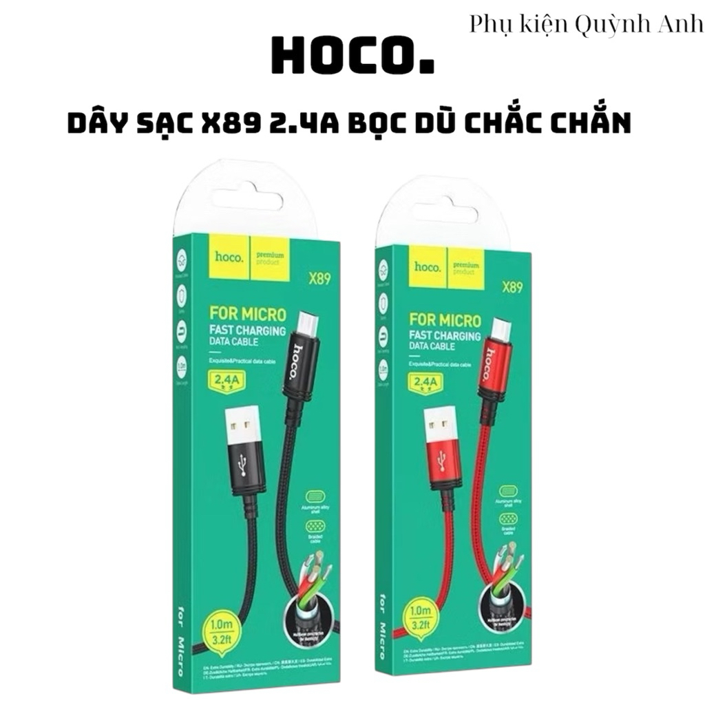 Cáp Sạc X89 Dành Cho Điện Thoại
