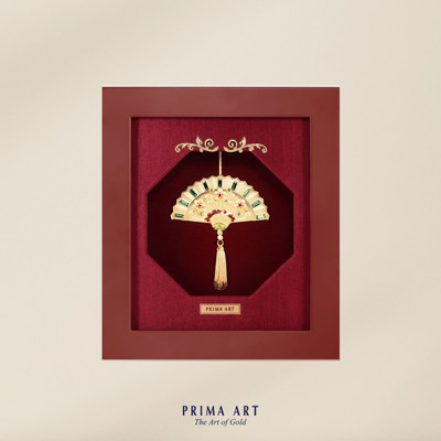 Tranh treo tường Mỹ Nghệ Phủ Vàng 24K PRIMA ART - Glory & Luck- Size 18x20 cm - MGS-0015-12