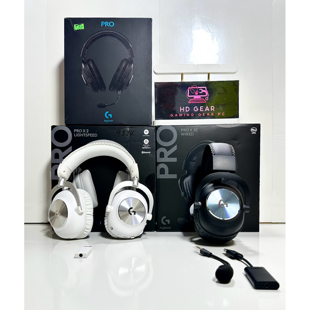 Tai nghe Gaming Logitech G Pro X Wired dây, PRO X SE dây, PRO X không dây, PRO X 2 Lightspeed Wirele