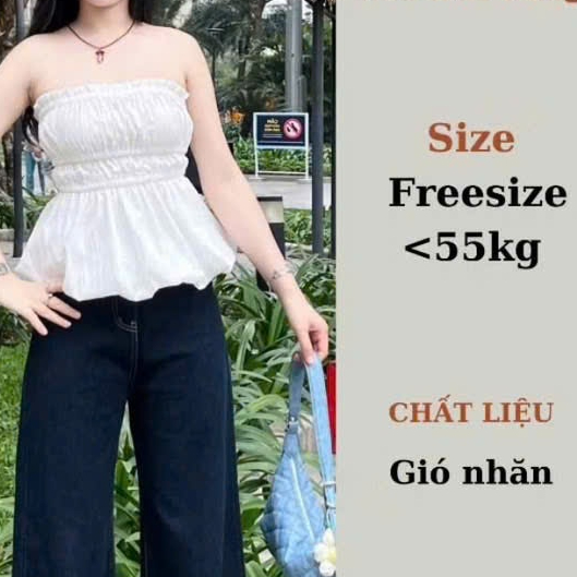 (HỎA TỐC HCM) Áo Ống Bí Nhúng Thun K6284 _XUONGMAYLOLEM | BigBuy360 - bigbuy360.vn