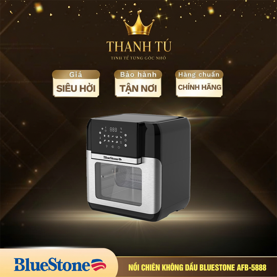 NỒI CHIÊN KHÔNG DẦU BLUESTONE AFB-5888– Thực Phẩm Giòn Ngon, Không Lo Mỡ Dầu
