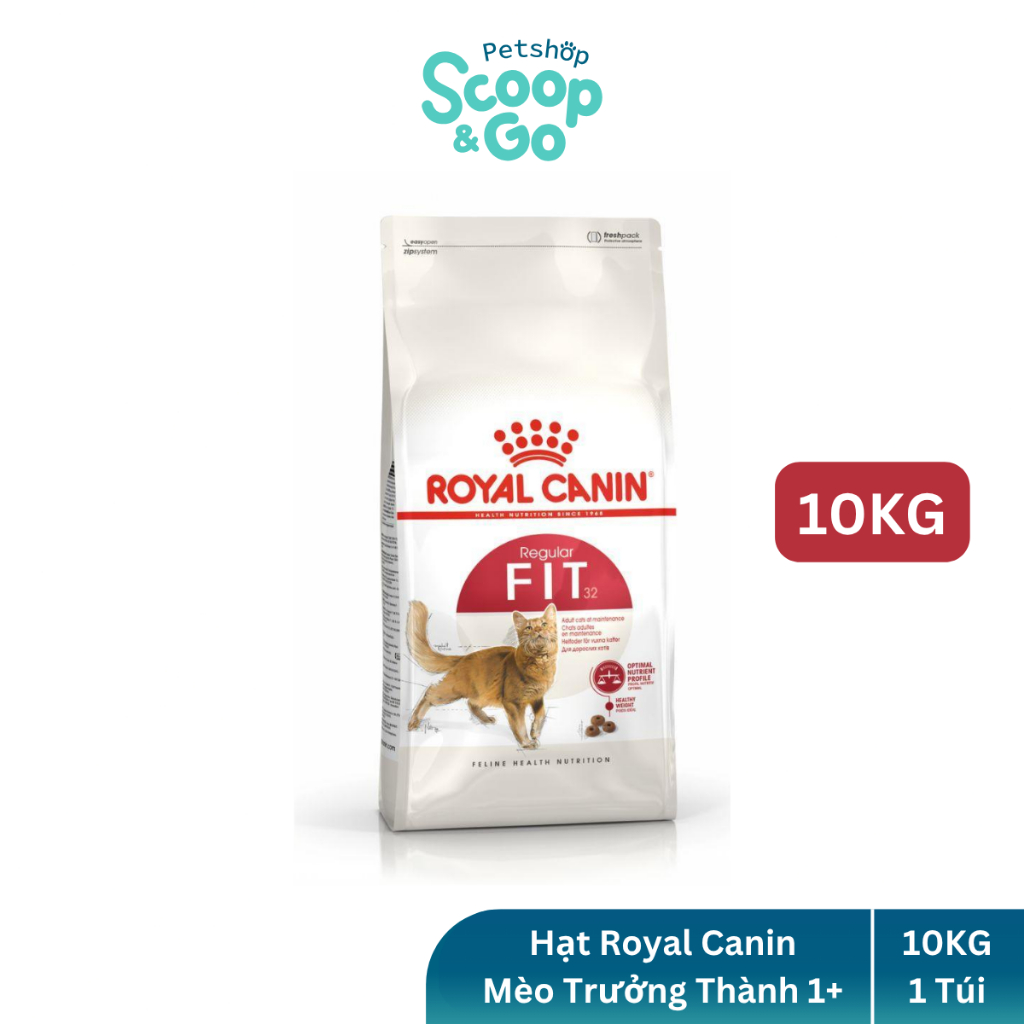 [10KG - 15KG] Royal Canin Fit 32 Thức Ăn Hạt Cho Mèo Giữ Dáng - Dry Cat Food