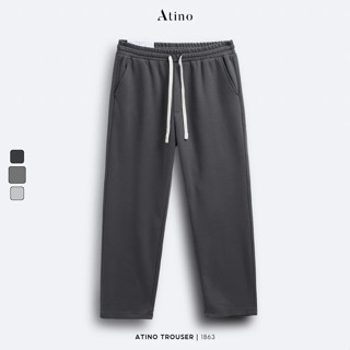  Quần Nỉ Dài Nam ATINO Form Loose rộng rãi thoải mái Vải Nỉ Co Giãn L.3.1863 