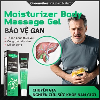 Greenvibes×Kreain Nature Gel chăm sóc gan hỗ trợ phục hồi chức năng gan dùng sau khi thức khuya