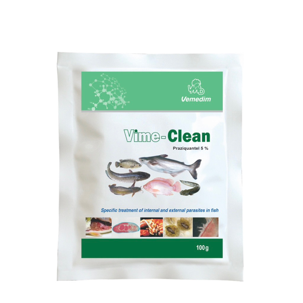 Vime Clean Vemedim  Cá- Phòng nội, ngoại ký sinh trùng ở cá ( gói 100g)