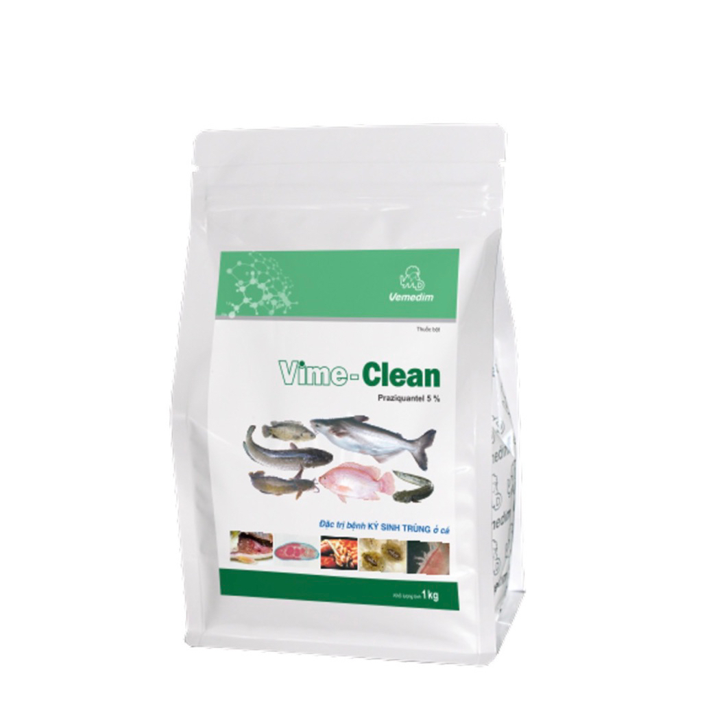 Vime Clean Vemedim  Cá- Phòng nội, ngoại ký sinh trùng ở cá ( gói 1kg)