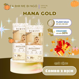  Bỉm Hana Gold fom ôm Êm Mềm Siêu Khô Thoáng An Toàn Cho Bé M L XL XXL XXXL cho bé 5 - 30KG 