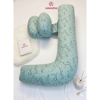  Gối Ôm Bà Bầu Chữ F Hahuma – Vải Tencel Lụa Mềm Mát – Gác Chân Chặn Bụng Dễ Ngủ 