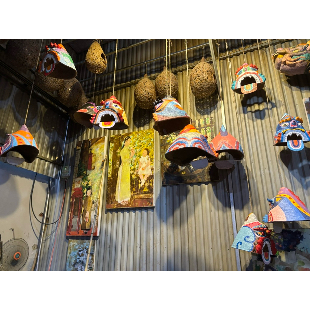 Đầu Lân Giấy bồi