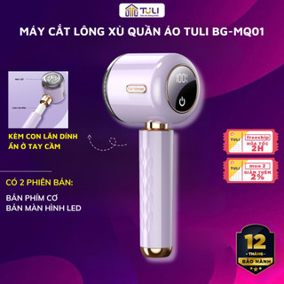  Máy Cắt Lông Xù Quần Áo TULI BG-MQ01 6 Lưỡi 2 in 1 Kèm Con Lăn Dính Nhỏ Gọn,Làm Sạch Mọi Loại Vải 