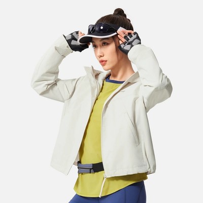 Áo Khoác Gió (2 Lớp) Có Mũ Chống Thấm Nước, Chống Tĩnh Điện Thể Thao Nữ Li-Ning Tập luyện/Training AFDV054-5V