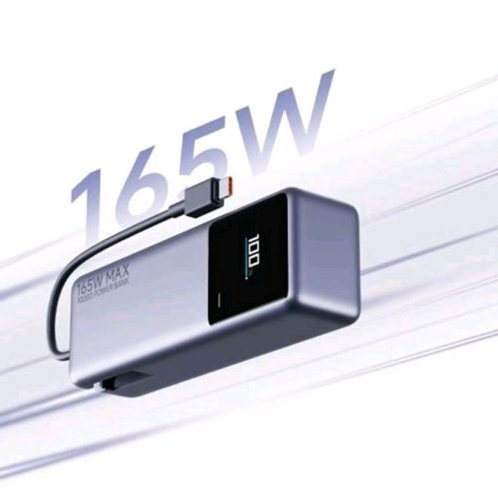 Pin sạc dự phòng 10000mAh Type C PD QC 3.0 165W Xiaomi PB1165MI kèm Cáp Type C