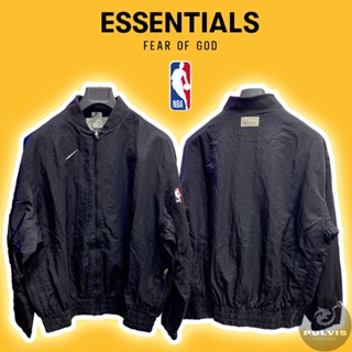  Hight Quality  - Áo khoác Fear of God NRG Warm-Up Basketball Jacket Black áo khoác FOG NBA 