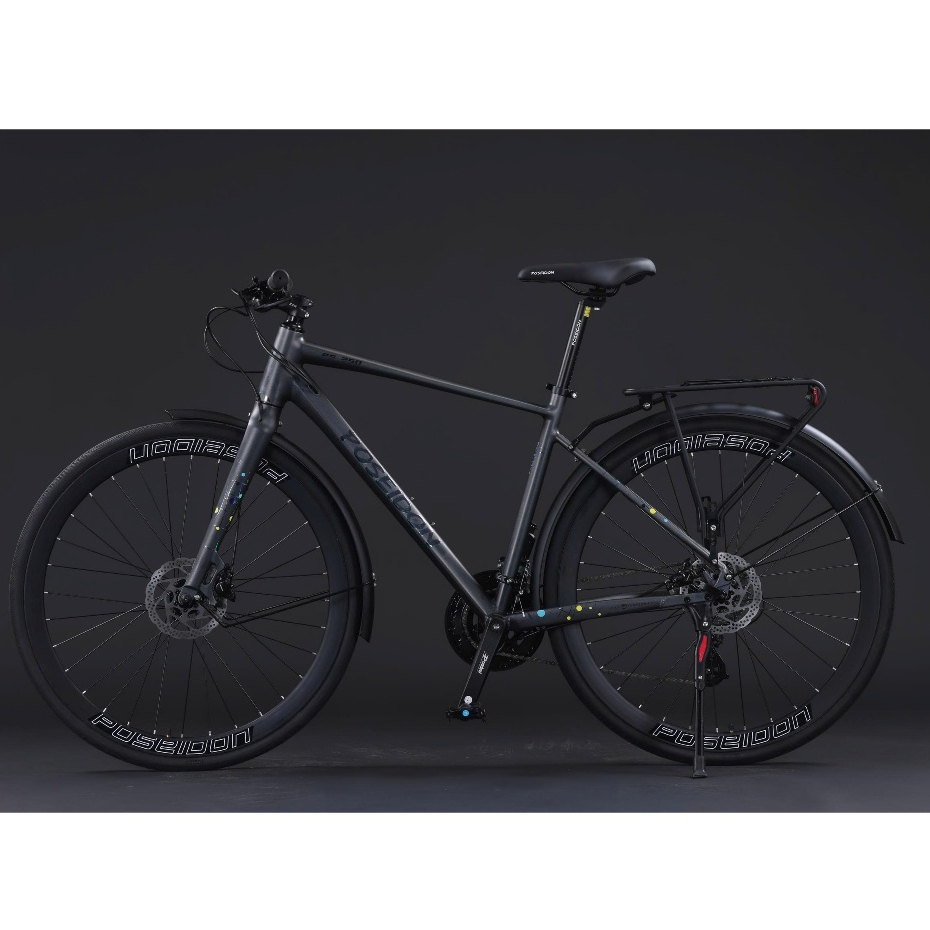 [Hoả Tốc] Xe Đạp Touring POSEIDON PS250 Khung Nhôm Không Mối Hàn, Cối Nổ ARC, Baga, Chắn Bùn, Phanh Dầu Shimano MT200
