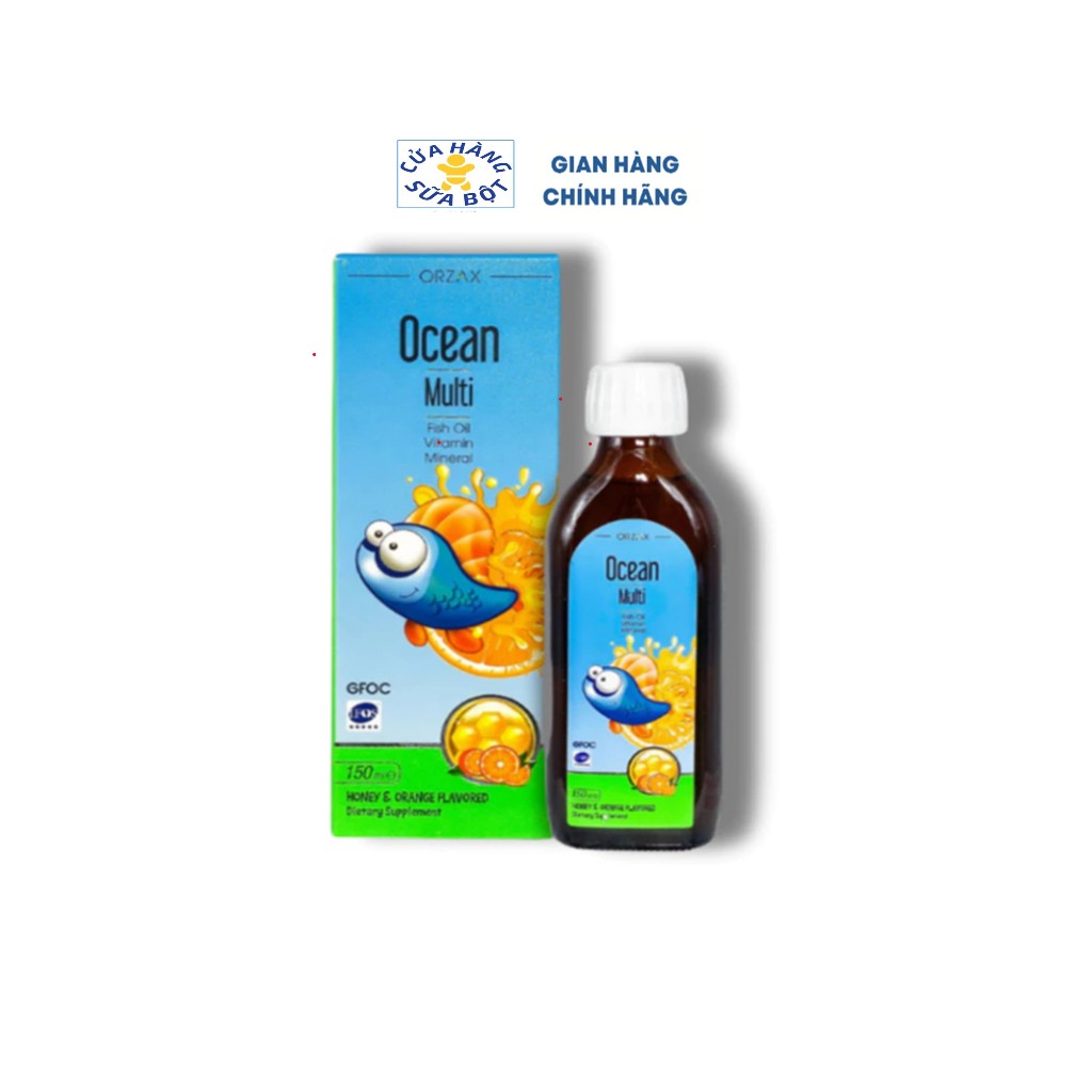 Ocean Multi Fish Oil Bổ Sung Omega 3, Vitamin, Khoáng Chất Chai 150ml