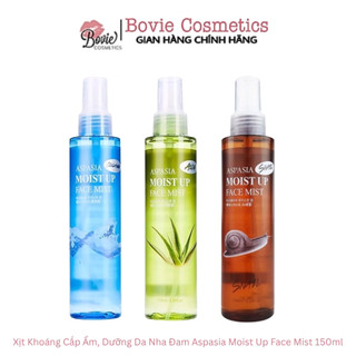  Xịt khoáng dưỡng trắng da giữ ẩm Aspasia Moist Up Face Mist Nha đam Hàn Quốc 150ml 
