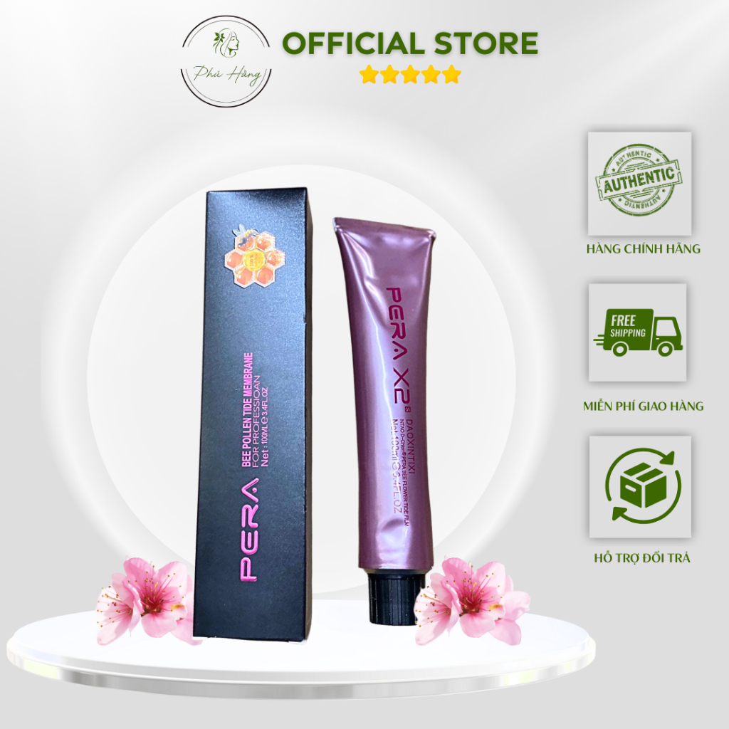Thuốc nhuộm tóc PERA Color 100ml, Nhuộm Phủ Bạc kèm Oxi