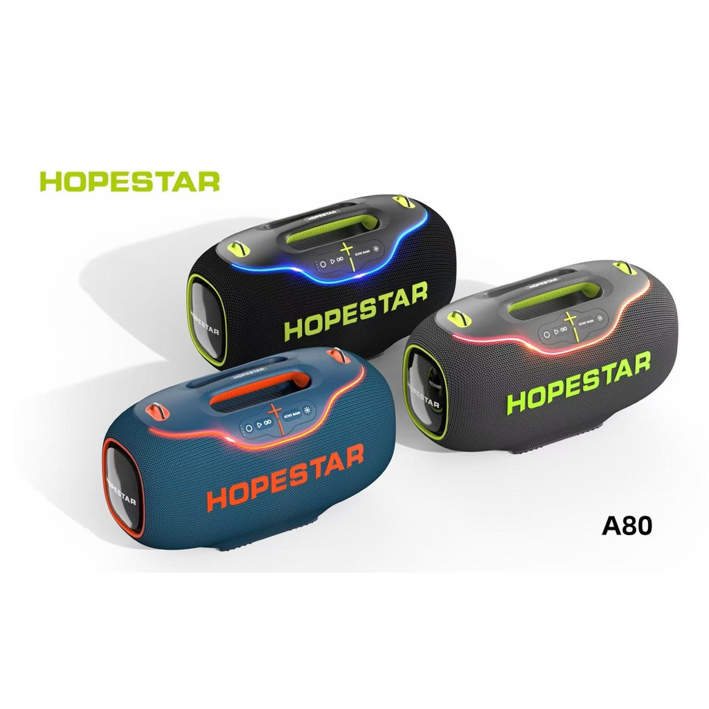 Loa Hopestar A80 công xuất 350W bluetooth 5.3 tặng kèm 2micro hát karaoke