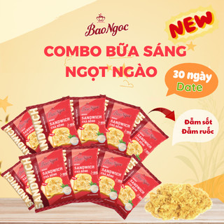    THÙNG 30   Bánh Sandwich Chà Bông 60g  ,ĐẬM SỐT  ĐẬM RUỐC  – NGON KHÓ CƯỠNG Bánh mỳ tươi  bảo ngọc 