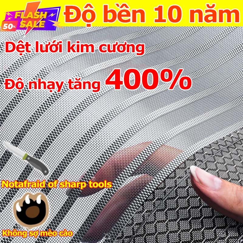 【Chất lượng cao & Bảo hành】Rèm lưới chống muỗi cao cấp,Khóa tự động từ tính,Dùng Cho Cửa Hàng/Cửa Phòng/Cửa Kính