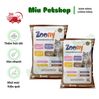 [TẢI 7 TÚI] Cát Vệ Sinh Mèo Zoony Cat 9L – Vón Cục Nhanh, Khử Mùi Tốt