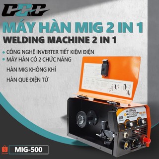  Máy Hàn MIG Không Dùng Khí SKYTOOL MIG500 - Máy hàn điện tử 2 chức năng: Hàn que -  Hàn MIG không khí 