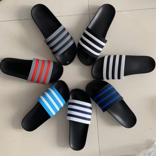  Dép Nam Nữ Quai Ngang Adidas Sọc Ngang Đẹp hàng hóa mới đi êm chân đủ sz 