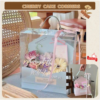 Hộp Mica Vali Hòm Thư Đựng Set Quà Và Hoa, Bánh Và Hoa, Quà Tặng Dịp Lễ... ( hộp không kèm hoa )