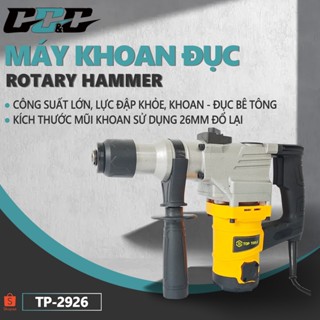   TẶNG VALI PHỤ KIỆN  Máy khoan đục bê tông 2926 công suất 1250w mũi 17 ly Máy 2 chức năng đục & khoan đục 