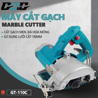  Máy cắt gạch cầm tay 110C công suất 1380w - roto đồng cắt gạch ngói gạch men công trình 