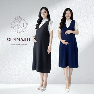  CẢ SET YẾM BẦU Y1 GEMMA.LH   áo và yếm  màu đen và xanh đen. có size từ 40kg đến 100kg 