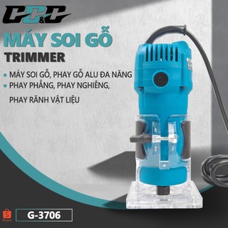   CÒN MÀU XANH  Máy phay gỗ máy soi gỗ soi alu chính hãng GGG công suất 800w tốc độ 30000v p 