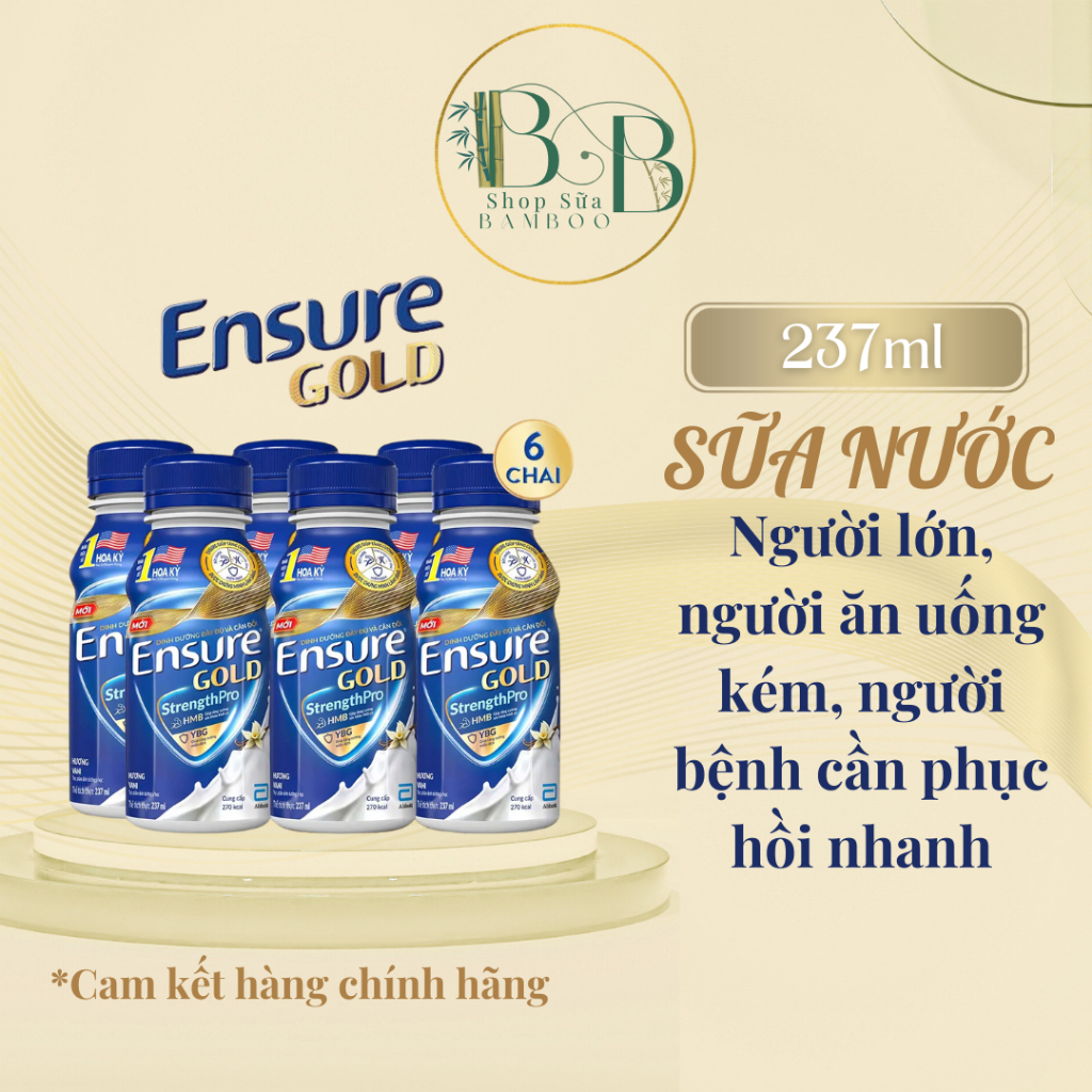 Sữa nước Ensure Gold Abbott chai 237ml