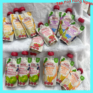   SALE 12 25 Váng sữa heinz CUSTARD ĐỦ VỊ NỘI ĐỊA ÚC 120G 