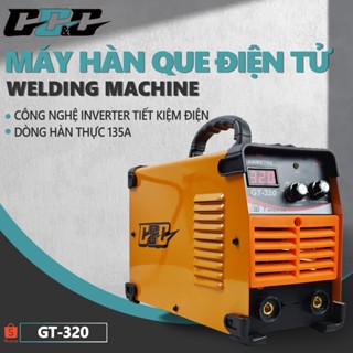  Máy hàn mini máy hàn điện tử GT320 chính hãng GGG hàn kéo que 1.6-4.0 | Tặng kèm dây hàn + dây mát + mo hàn+ găng tay 