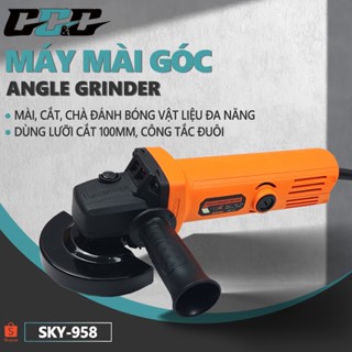   TẶNG BỘ PHỤ KIỆN  MÁY MÀI GÓC CẦM TAY LÕI ĐỒNG 1100W LƯỠI 100. BẢO HÀNH CHÍNH HÃNG 3 THÁNG. SKY958 