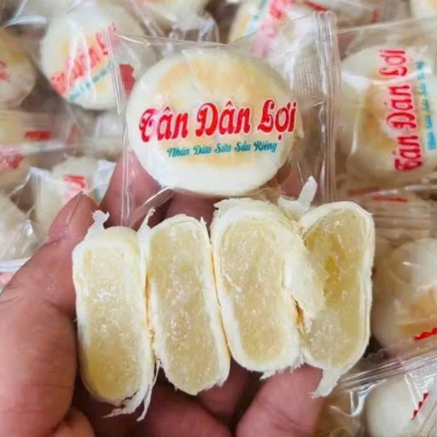 [HOẢ TỐC GÒ VÁP 30P] Bánh PÍA- IN Nhân Mặn Gà Quay/ Đậu Xanh/Khóm/Dừa - Tân Dân Lợi