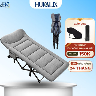  Giường gấp gọn HUKA khung thép chắc chắn,Giường xếp văn phòng ngủ trưa gấp gọn 70x190cm 