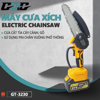  Máy cưa xích cầm tay máy cưa mini dùng pin 21V pin khủng 10cell cưa gỗ cầm tay máy siêu khỏe BẢO HÀNH 03 THÁNG 
