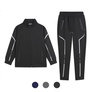  Bộ Quần Áo Nam dài tay phối viền chất Nỉ 2 da dày dặn thiết kế thời trang 