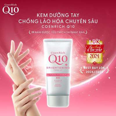 Kem Tay CoenRich Q10 Dưỡng Ẩm, Làm Mềm & Ngăn Ngừa Lão Hóa Da Tay Kose Nhật Bản 80g Nhiều Phân Loại