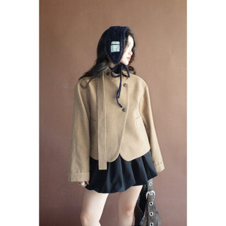  GARDEROBE - Áo Khoác Cổ Lọ Màu sắc có chênh lệch so với thực tế  