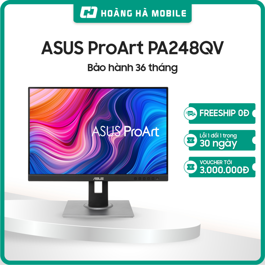 Màn hình máy tính Màn hình đồ họa ASUS ProArt PA248QV (24.1"/WUXGA/IPS/75Hz)
