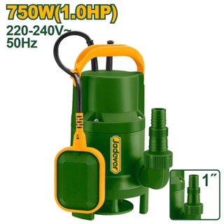  Máy bơm chìm nước thải hoá chất thân nhựa 750W  1HP  Jadever  JDWPFW03 - Bảo hành 2 năm 
