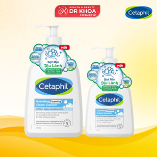  Sữa Rửa Mặt Cetaphil Hydrating Foaming Cream Cleanser Tạo Bọt Dịu Lành Cho Da Khô Nhạy Cảm 236ml 473ml 