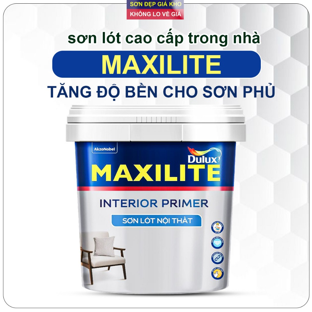 Sơn lót kiềm trong nhà Dulux Maxilite giúp tăng độ bền cho sơn mới cao cấp