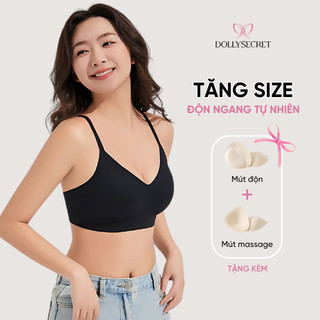  Áo Ngực Độn Ngang Tự Nhiên DOLLY SECRET Nâng Ngực Không Gọng Không Viền A62 