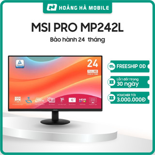 Màn hình MSI PRO MP242L (23.8 inch/FHD/IPS/100Hz/1ms) - Chính hãng